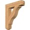 Ekena Millwork Funston Craftsman Smooth Bracket, Western Red Cedar, 5 1/2"W x 28"D x 32"H BKT06X28X32FST04SWR - alternate 1